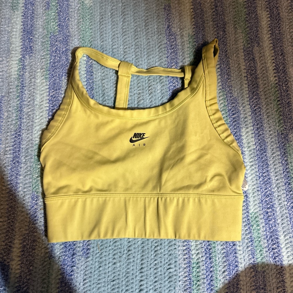 Nike Air Women's Bright Yellow Sports Bra